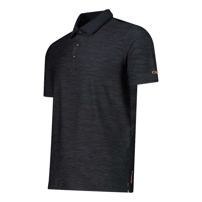 cmp  Melange Stretch Jersey Poloshirt