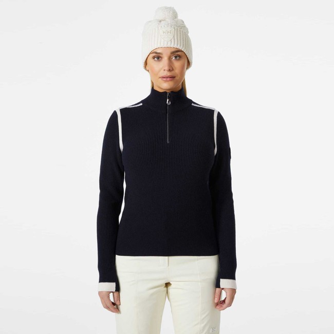 Trui helly hansen EDGE KNITTED SWEAT Black