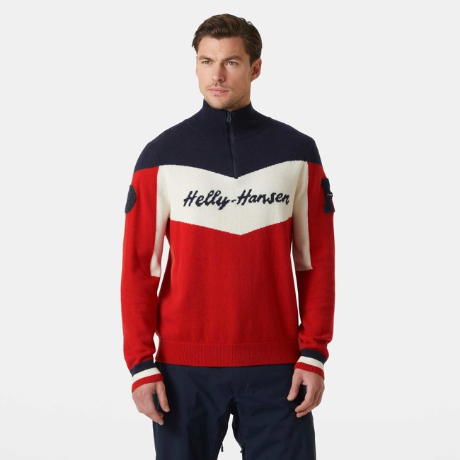 Felpa Helly Hansen Apres Knitted Sweate Red