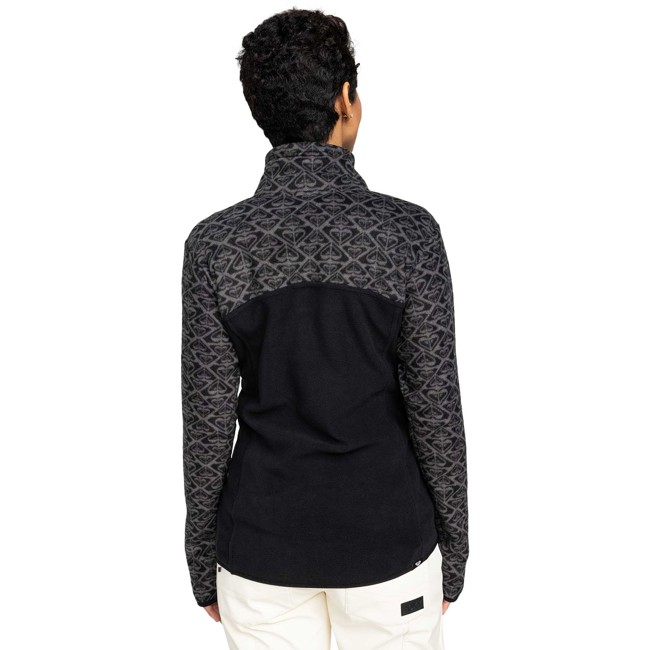 Pile Roxy Sayna True Black Roxygram Tonal