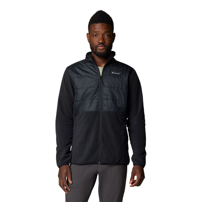 Flisinis megztinis columbia BASIN BUTTE FZ FLEECE II BLACK