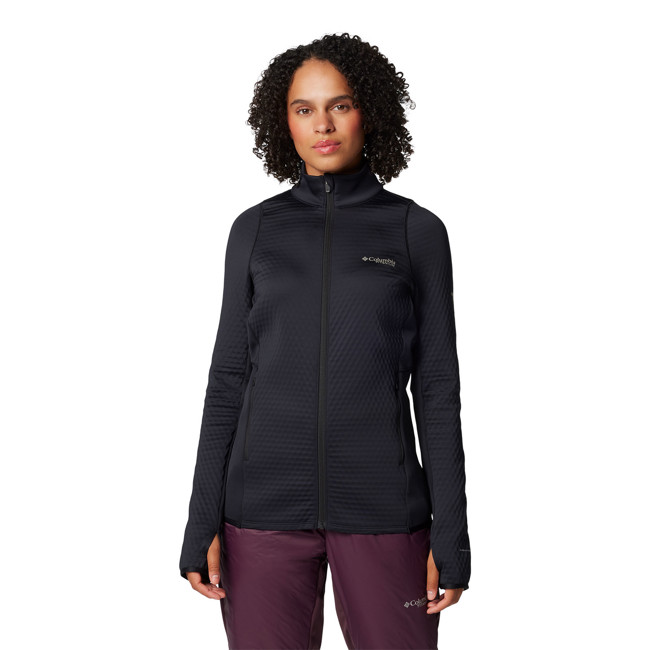 Forro polar columbia TRIPLE CANYON GRID FLEECE FZ BLACK