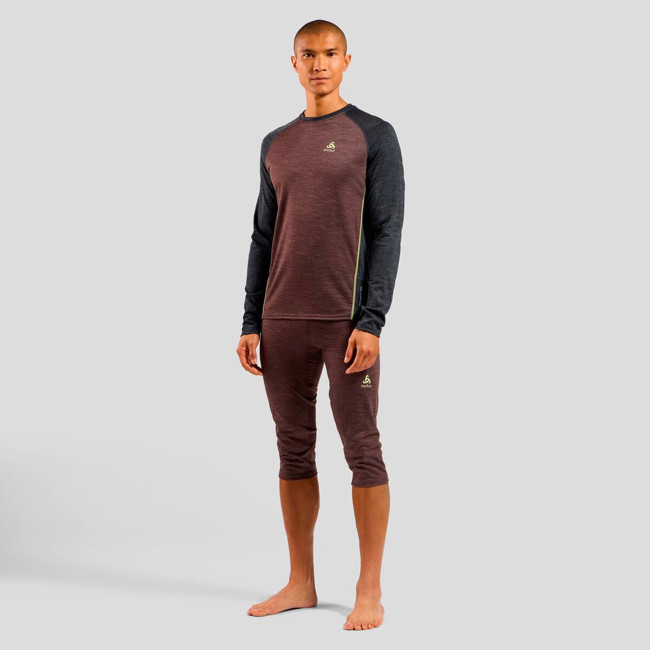 Tričko odlo TOP CREW LS NAT PERF PW 150 Fudge - D