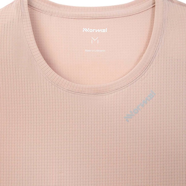 Nnormal T-shirt Race Tank Dusty Pink