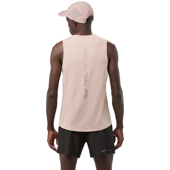 Nnormal T-shirt Race Tank Dusty Pink