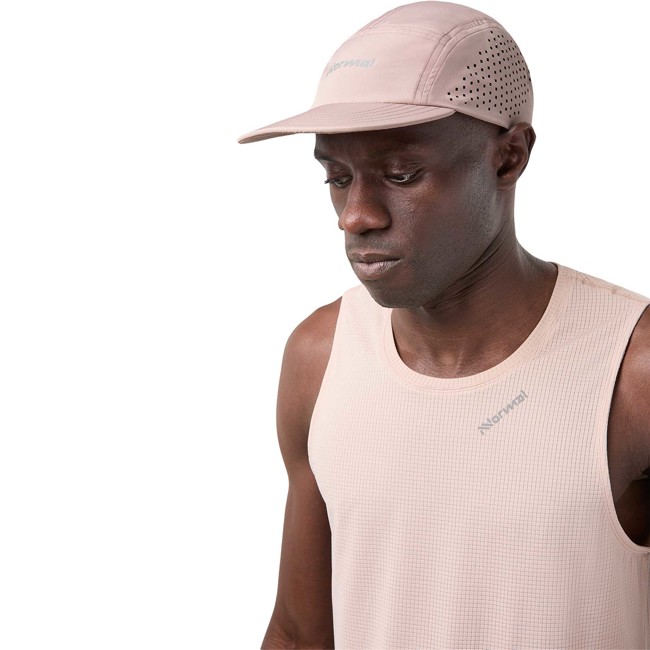 Nnormal T-shirt Race Tank Dusty Pink