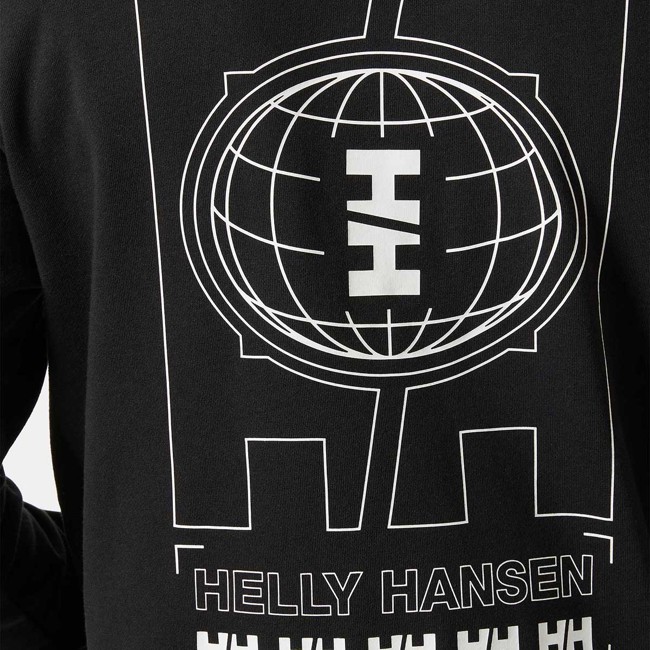 Sweatshirt Helly Hansen Core Graphic Sweat Hoodie Black