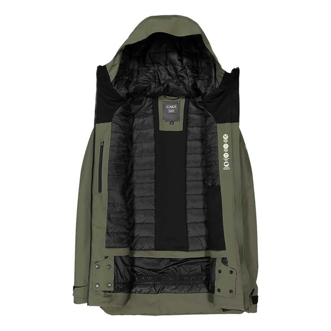 Bunda cmp FIX HOOD olive