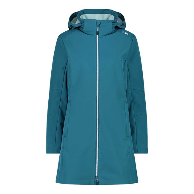 Jas cmp WOMAN PARKA ZIP HOOD teal