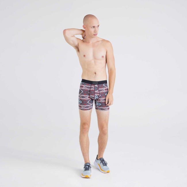 Boxerky saxx QUICK DRY MESH BOXER BRIEF FLY