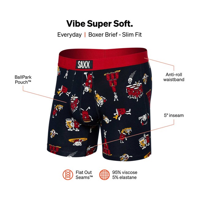 Boxerky saxx Vibe Super Soft Boxer Brief