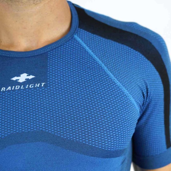 Tričko raidlight SEAMLESS SS TOP Blue/Black