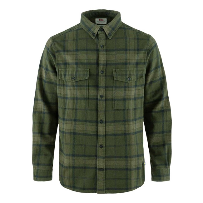 Ing fjällräven ÖVIK TWILL SHIRT M Deep Forest-Green