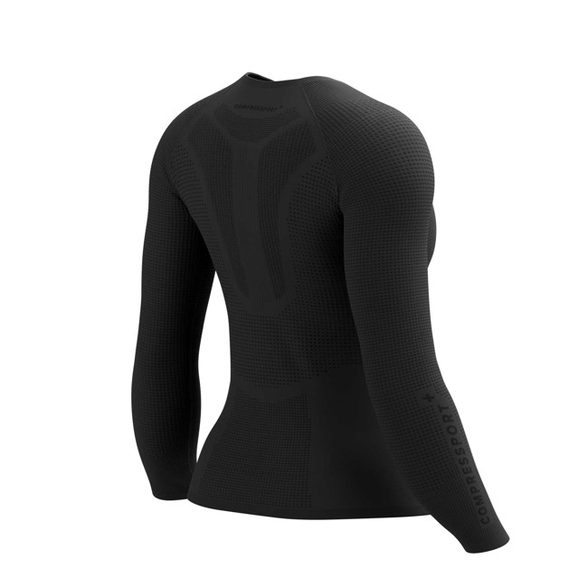 Camiseta Compressport Base Layer Ls Top W Black