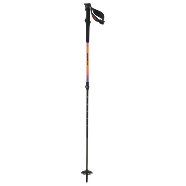 Hůlka salomon QST CARBON S3 Lilac Neon Orang