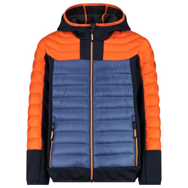 Giacca cmp HYBRID FIX HOOD arancio