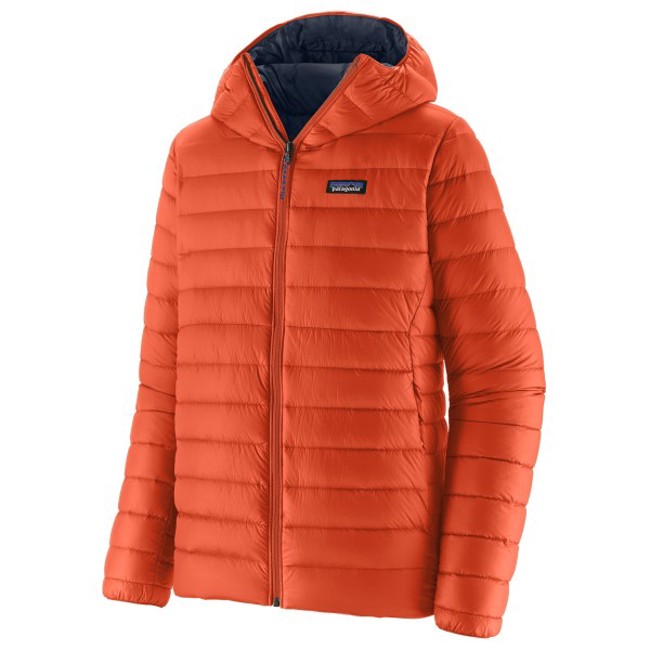 Kabát patagonia DOWN SWEATER HOODY Pollinator Orange