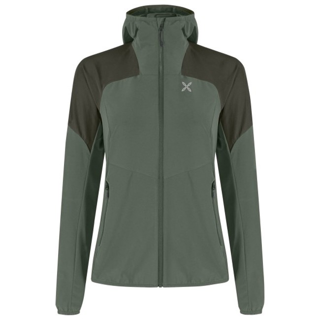 Jas montura RISE HOODED JACKET WOMAN Verde Salvia