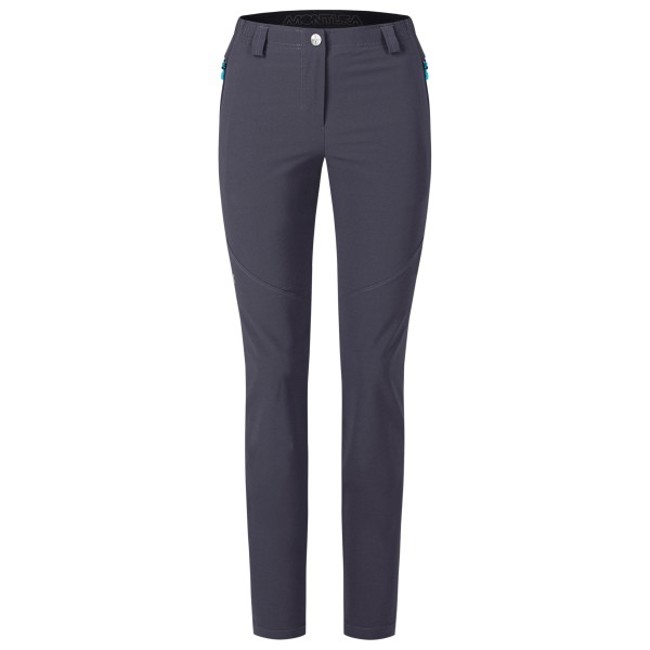 Kelnės montura FOCUS PANTS WOMAN Graphite Blue/Turquois