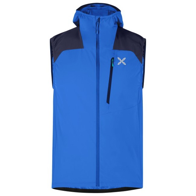 Vesta montura RISE HOODED VEST B.Blue/Graphite Blue