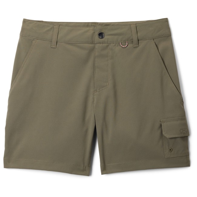 Housut columbia TECH TRAIL UTILITY SHORT Stone Green