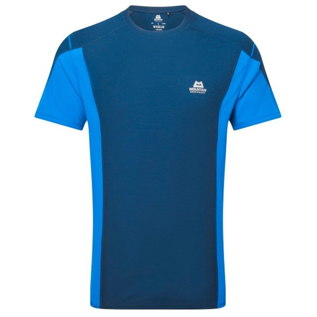T-paita mountain equipment IGNIS TEE Admiral/Atlantic