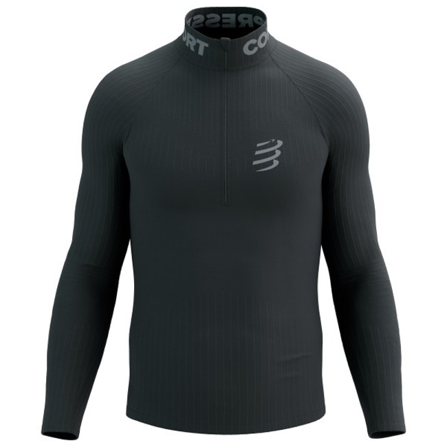 Tričko compressport THERMO HZ LS TOP Black