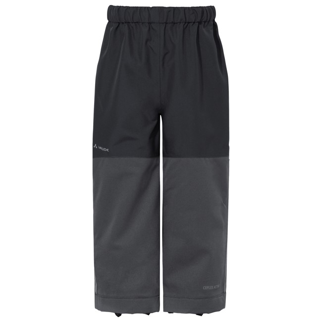 Pantalón vaude KIDS CAPREA RAIN PANTS Black