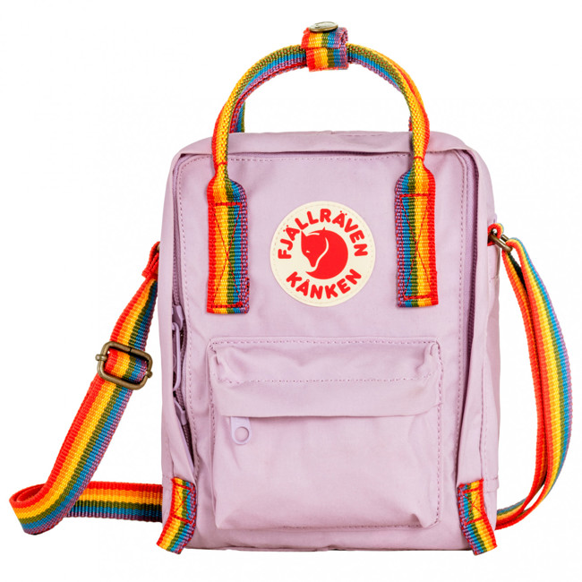 Bandoulière Fjällräven Kanken Rainbow Sling Lavender-rainbow