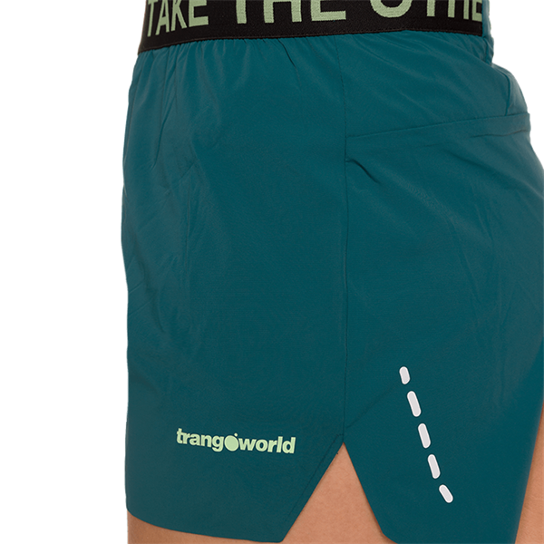 Trangoworld Pant. Corto Larues Verde Oscuro