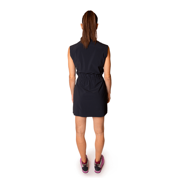 trangoworld  Vestido Cameros Negro 
