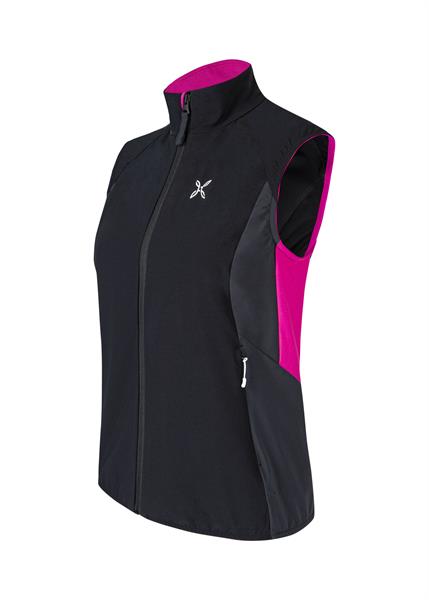 Väst montura FLASH SKY VEST WOMAN Nero/Intense Violet