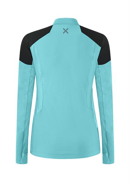  montura Spitze Zip Maglia Woman Care Blue 