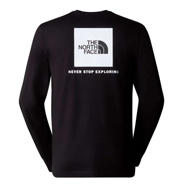 The North Face M L/s Redbox Tee Tnf Black