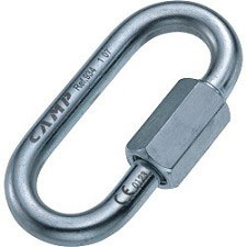 CAMP  Oval Quick Link 8 mm Zinc-plated Steel