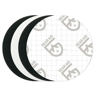  GEAR AID Repair Patches 2 clear PVC+2 black