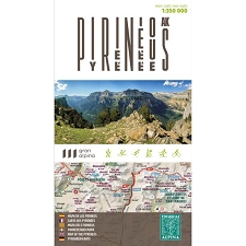  ED. ALPINA Mapa Pirineos 1:350.000 + Carpeta