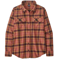  Patagonia Ls Org Cot Mw Fjord Flannel Shirt W