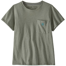 Camiseta Patagonia Clean Climb Bloom Pocket Responsibili-Tee W