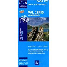 ED. IGN FRANCE  Map of Val Cenis Charbonel