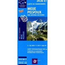  ED. IGN FRANCE Mapa Meije Pelvoux P.Ecrins