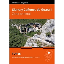  ED. PRAMES Mapa Top 25 Sierra y Cañones de Guara II Oriental