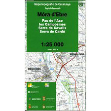ED. ICC (CATALUNYA)  Mora d&#39;Ebre Map 1:25.000