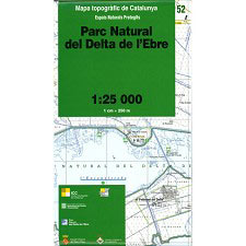  ED. ICC (CATALUNYA) Mapa Espais Naturals Delta de l&#39;Ebre 1:25.000