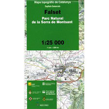  Ed. Icc (Catalunya) Mapa Falset Montsant 1:25000