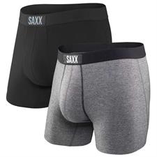  SAXX Vibe Boxer Brief 2Pk Black/Grey
