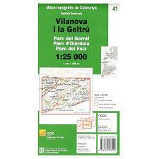  ED. ICC (CATALUNYA) Mapa Vilanova i la Geltrú 1:25000