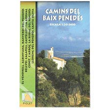  Ed. piolet MAPA CAMINS DEL BAIX PENEDES 1:20000