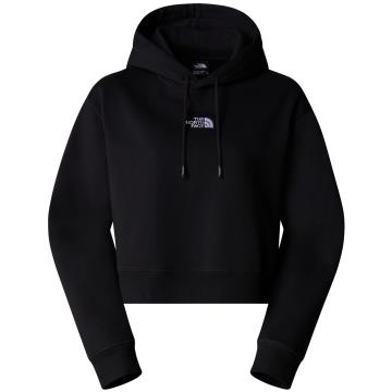  The North Face W Essential Crop Hoodie Tnf Black