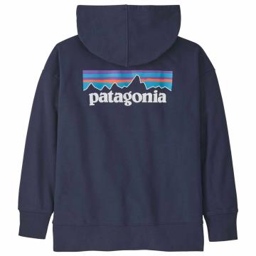  Patagonia Ks Hoody Sweatshirt P-6 Logo: New Navy